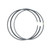 P505125 Piston Ring Set - Top View