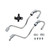 P609885OEM High Pressure Fuel Line Kit - Top View
