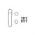 P441413 Oil Cooler Hardware - Top View