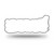 P803900 Valve Cover Gasket - Top View