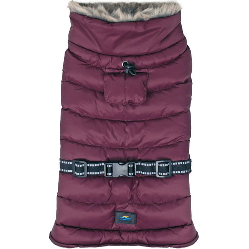 Burgundy Alpine Extreme Weather Dog Puffer Coat Sizes XS - 5X-Large  