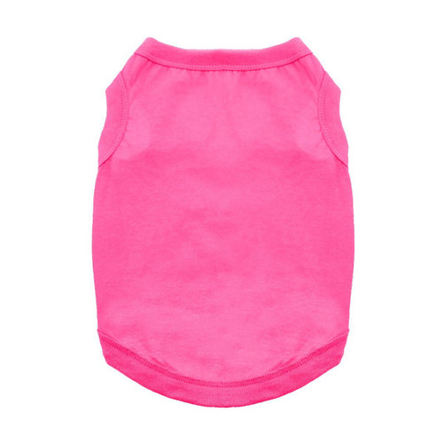 Cotton Dog Tank Raspberry Sorbet Sizes XS-3XL 