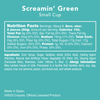 Candy Club's Crayola Screamin' Green candy - Nutritional Information. Official Licensed Product.