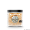 A cup of Candy Club's Star Wars The Mandalorian candy with black lid.
© & ™ Lucasfilm Ltd.