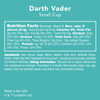 A cup of Candy Club's Star Wars Darth Vader candy - Nutritional Information
© & ™ Lucasfilm Ltd.