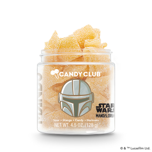 A cup of Candy Club's Star Wars The Mandalorian candy.
© & ™ Lucasfilm Ltd.