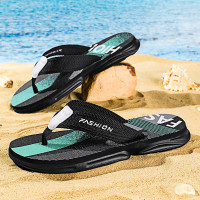 Color: ROYAL BLUE, Shoe Size: 44 - Summer Men's Flip-flops Massage Granule Men Slippers Comfortable F640-12000038526438474