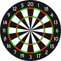 DuraMesh Archery Target Dartboard 25 in. x 32 in. R557-79631