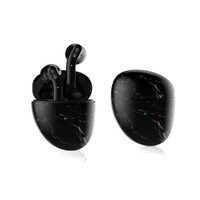 Color: Black Pebble - Marble Pebble Twin Bluetooth Headphones K290-39295584698454