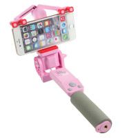 Color: Pink - 360 Deg. Panoramic Robotic Powered Selfie Stick K290-14671388737571