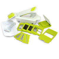 MegaChef 8-in-1 Multi-Use Slicer Dicer and Chopper with Interchangeable Blades, Vegetable and Fruit D970-MG-MULTI-SLICER-DICER