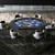 48 Inches Foldable Poker Table with Padded Rails and Cup Holders-Blue - Color: Blue D681-NP12057BL