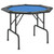 Poker Table Blue Engineered wood, felt, artificial leather, steel A949-80405