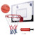 Over-The-Door Mini Basketball Hoop Includes Basketball and 2 Nets - Color: Multicolor D681-SP35841