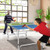 Foldable Ping Pong Table Game Set Mini Table Tennis Table with Adjustable Height-Blue & Green - Col D681-UY10092GN