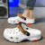 Color: Light Grey, Shoe Size: 42 - Summer Men's and Women's Leisure Breathable Garden Shoes, Couple F640-12000037961076612