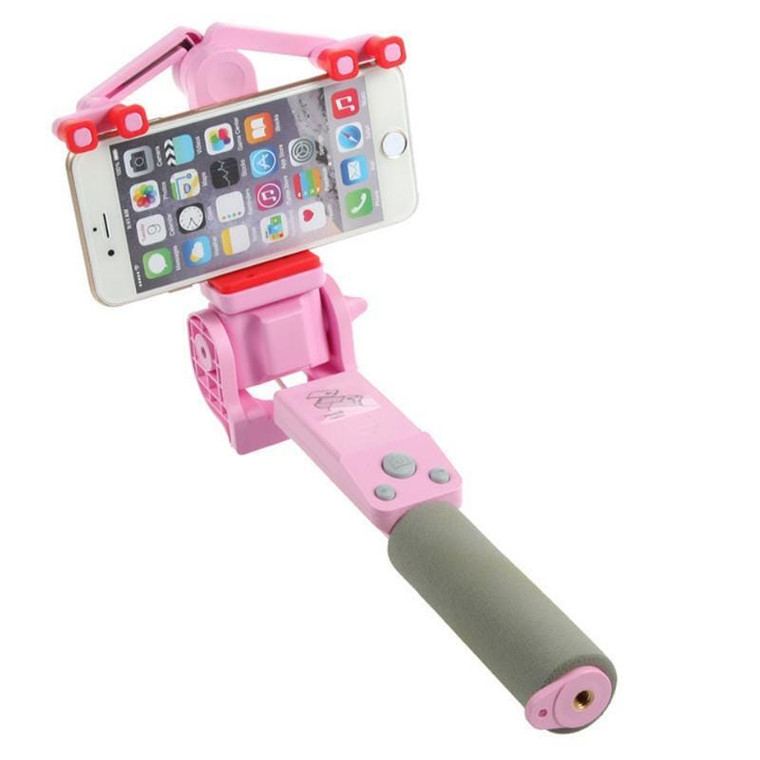 Color: Pink - 360 Deg. Panoramic Robotic Powered Selfie Stick K290-14671388737571