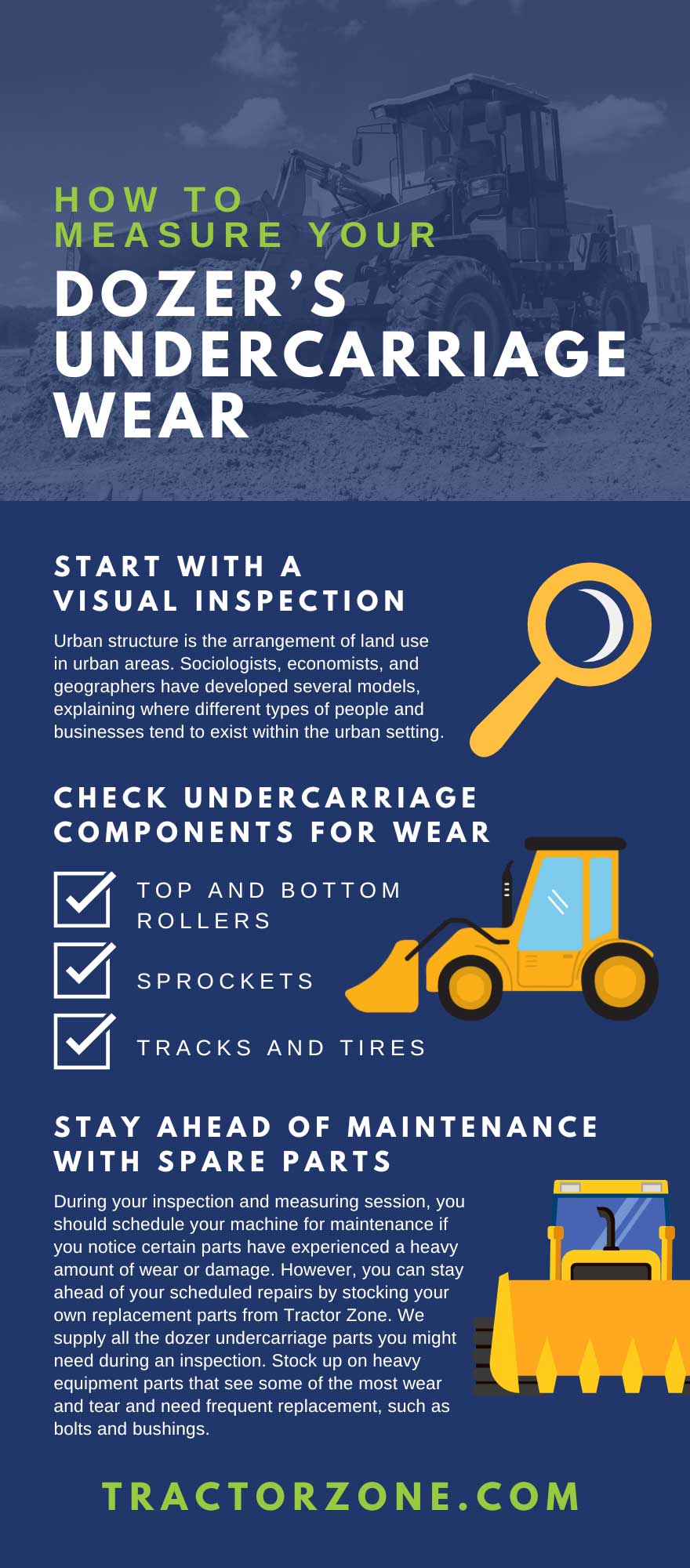 How To Measure Your Dozer’s Undercarriage Wear