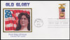 3776 - 3780 / 37c Old Glory Prestige Booklet Singles Set of 5 Colorano Silk 2003 FDC