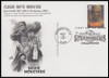 UX285 - UX289 / 20c Classic Movie Monsters Set of 5 Artcraft 1999 Postal Cards First Day Covers