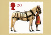 All the Queens Horses : 50th Anniversary of the British Horse Society 1997 Set of 4 British PHQ Cards #189