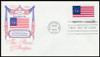 3403a - t / 33c Stars and Stripes : Historic American Flags Set of 20 Artmaster 2000 First Day Covers