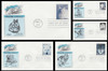 3288 - 3292 / 33c Arctic Animals Set of 5 Artmaster 1999 First Day Covers