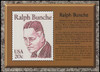 Ralph Bunche : Black Heritage Stamp Collectible Jumbo Postcard