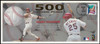 Mark McGwire 500 Home Runs 1999 CEO Sports Commemorative Baseball Cover