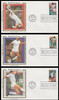 2834 - 2836 /  29c, 40c, 50c World Cup Soccer Championships Set of 3 Colorano Silk 1994 FDCs