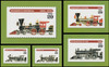 2843 - 2847 / 29c Locomotives Set of 5 Collectible Postcards