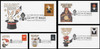 5301 - 5305 / 50c The Art of Magic 2018 Set of 5 FDCO Exclusive FDCs
