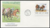 2756 - 2759 / 29c Sporting Horses 1993 Set of 4 Fleetwood First Day Covers