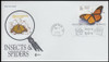 3351a-t / 33c Insects and Spiders 1999 Set of 20 Cover Craft Cachet First Day Covers with text insert cards (Limited Edition of Only 140 Made)