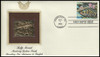 4423 a - j / 44c Kelp Forest : Nature of America Series 2009 Set of 10 Gold Replica Postal Commemorative Society FDCs with info cards