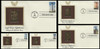 4409 - 4413 / 44c Gulf Coast Lighthouses 2009 Set of 5 Gold Replica Postal Commemorative Society FDCs with info cards