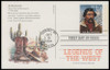 UX178 - UX197 / 19c Legends of the West : Laramie, WY Postmark 1994 Set of 20 FDCO Exclusive ADD-ON Postal Card FDCs