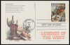 UX178 - UX197 / 19c Legends of the West : Laramie, WY Postmark 1994 Set of 20 FDCO Exclusive ADD-ON Postal Card FDCs