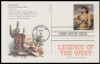 UX178 - UX197 / 19c Legends of the West : Lawton, OK Postmark 1994 Set of 20 FDCO Exclusive ADD-ON Postal Card FDCs