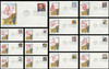 3185a-o / 32c Celebrate The Century ( CTC ) 1930s Set of 15 House of Farnam First Day Covers