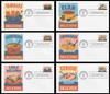 5192 - 5197 / 49c Delicioso 2017 Set of 6 FDCO Exclusive First Day Covers