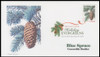 4478 - 4481 / 44c Holiday Evergreens Convertible Bklt Singles 2010 Set of 4 Digital Color Postmark ( DCP ) FDCO Exclusive FDCs