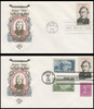 2217c / 22c Zachary Taylor : Ameripex '86 Single and Combo 1986 Set of 2 House of Farnam First Day Covers