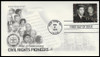 4384a - f  / 42c Civil Rights Pioneers 2009 Set of 6 Artcraft First Day Covers