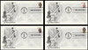 4368 - 4371 / 42c Holiday Nutcrackers ATM 2008 Artcraft First Day Covers