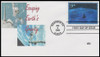 3411a-b / $3.20 Escaping the Gravity of Earth Hologram 2000 Set of 2 WII Cachets First Day Covers