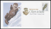5648 - 5651 / 58c Otters In Snow 2021 Digital Color Postmark (DCP) Set of 4 FDCO Exclusive FDCs