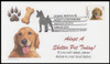 4451 - 4460 / 44c Adopt a Shelter Pet 2010 Set of 10 FDCO Exclusive First Day Covers