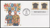 4592 - 4596 / 32c Aloha Shirts 2012 Set of 5 FDCO Exclusive First Day Covers