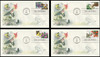 4153 - 4156 / 41c Pollination 2007 Set of 4 Artcraft First Day Covers